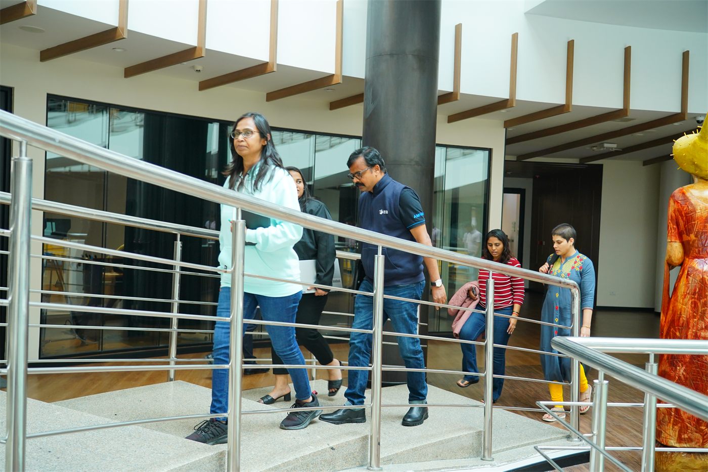 AMPBA participants on the ISB campus